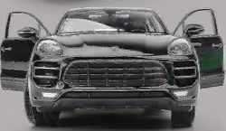 1:24 Porsche Macan Turbo SUV -auton simulointi painevaluseoksesta valmistettu autotila