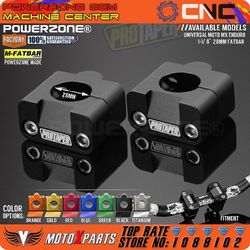 Pro Taper -ohjaustangon paksut korotuspalat, kiinnityskiinnikkeet 7/8 - 1 1/8, yleismallin kiinteät kiinnikkeet, sopivat moottoripyörille, MX, Endu...