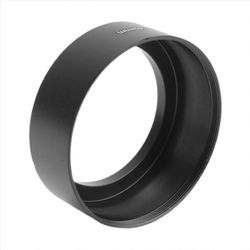 49 mm:n kiinnitysstandardin mukainen metallinen vastavalosuoja musta 49mm