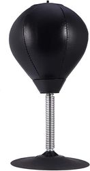 Bord Punching Ball Boksing Stress Ball Stress Relief Punch Ball Med Sugekopp for barn Voksne Svart