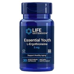 Life Extension Essential Youth L-ergotioneiini,5 mg,30 kasviskapselia (1 kpl pakkaus)