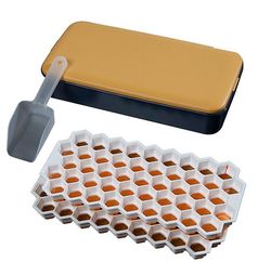 Handuo Isterning Skimmel Silikone Isbakke Isterning Box Ice Box gul