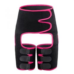 Suren Fitness Waist Træner Sport Bælte Justerbar Elastisk Talje RygStøtte Bælte Neopren Slankende Style1-Pink S-M