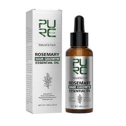 1-3X PURC Rosmariiniöljy Hiusten kasvutuotteet miehille Naiset Inkivääri Anti hiustenlähtö Nopea uudelleenkasvu Sakeuttaa öljyjä Päänahan hoito Hiu...