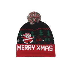 Glædelig jul Hat Hue Lys Op Varm Hat