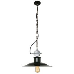 Sienna Lighting Millstone Dome Vedhæng Loft Lys Sort glans, Metal