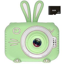 Coosilo Mini Børns DigitalKamera, 1080p Børns Sports Kamera grøn