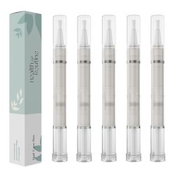 5stk Healthroutinenail Care Pen Kosmetisk neglesvamp Behandling Hurtig intensiv for negle med aloe vera tea tree olie B_y31