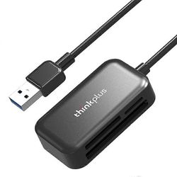 LENOVO Thinkplus USB3.0 3-in-1 monitoimikortinlukija 5 Gbps lähetys CF TF SD -kortinlukija