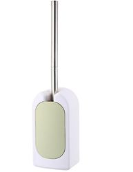 Coosilo Nordisk vægmonteret toiletbørstesæt, rengøringsbørste, toiletbørste, toiletbørsteholder grøn 10*7.5*19.2cm