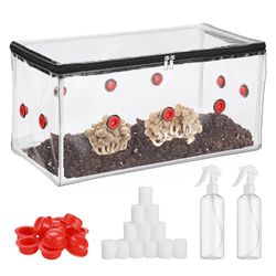 Mushroom Monotub Kit Home Mushroom Grow Kit Mushroom Tent Gem din Mycology Mushroom Grow Bags med stik og filtre til frisk luftudveksling