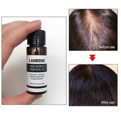 20ml hiusten kasvu Eteerinen öljy Hiustenhoito Hiustenlähtö Fleeceflower Root Ginger Extract Lanbena Meikki