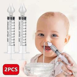 2 kpl vauvan nenän imuria, ammattimainen ruisku vauvan nenän kastelulaite vauvan nenänpuhdistin huuhtelulaite