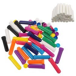 30 kpl tyhjiä nenäinhalaattoriputkia, joissa on puuvillatanko aromaterapia-nenäsäiliöt ed Väri 6.50X2.00X2.00CM