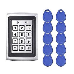 Smart og sikkerhed Rfid Metal Dør Adgang Tastatur Kontrol med Kortlæser Tastatur-Fobs Døradgang