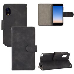 Etui til Rakuten Mini Cover Premium læder med kortholder Flip Folio magnetisk etui etui - sort