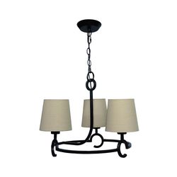 Inspired Lighting Argi Loft Vedhæng 3 Lys E27 med Taupe Shades Brun Oxid