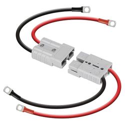 Anderson-liitin 50A-sarja Anderson-pistoke 8-gauge 30 cm akkukaapelit vedenpitävät pikaliittimet Valokuvan väri