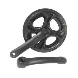 Yksinopeuksinen 42T taitettava pyörän kampisarja maantiepyörä 152 mm kampisarja ontto hammaslevy pyörän ketjupyörä B Musta