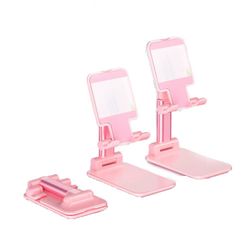 Mobiltelefonholder, tabletholder med justerbar vinkel og højde Pink