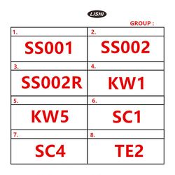 Vehicle Lock Værktøj Ss001 Ss002 Sc1 Sc1 Kw1 Kw5 Cisa-5 Yale-5 Yale-6 R52 Am5 Dallas/ms2 Sc20 Gpx Yale5-b Yale 6-b M1MS2