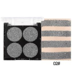 Diamant Paillet Øjenskygge Palet 4 Farver Pearl Eye Shadow Kosmetisk Be