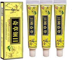 6-pak, økologisk urteeksem behandling creme, ved hjælp af naturlige kinesiske urte formel, mild og sikker, forbedre eksem symptomer, fugtgivende, e...