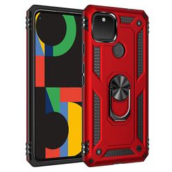 Stødsikker rustning sag til google pixel 3a xl med støttefod all inclusive dække rød rpc2850