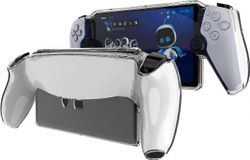 Ubiuo Suojakotelo Sony PlayStation Portal -kämmentietokoneille TPU-läpinäkyvä pelikonsolikotelo naarmuuntumaton kansisuoja PlayStation Portal -lisä...
