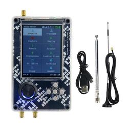 Koottu PortaPack H2M yhdellä R9 V2.2.0 SDR -radiolla MAX2839 10,00 MHz: n analogisella TCXO-GPS: llä, joka on koottu kuorella, B Musta