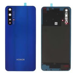 Huawei Honor 20 YAL-L21 OEM takaakkukotelo [kameran linssirenkaan suojuksella]-sininen
