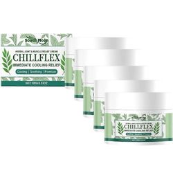 Mentoli nivel- ja lihasvoide Chillflex yrttivoide nivelten ja lihasten epämukavuuksiin 5pcs