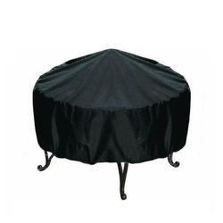 Yunshu Rundt bålpladsdæksel, vandtæt, støvtæt, anti-UV, fuld pejsdækning 77*58cm