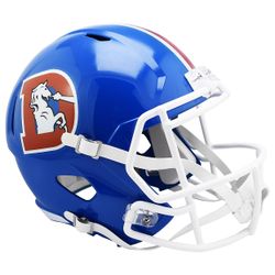 Riddell Speed Replica jalkapallokypärä Denver Broncos 1975-1996 Royal