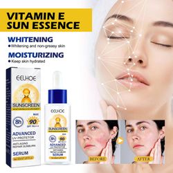 1pc Eelhoe Vitamin E solkrem essens Anti-uv Reparasjon Skin Solbrenthet Fuktighetsgivende hudpleie Forfriskende og ikke-klebrig