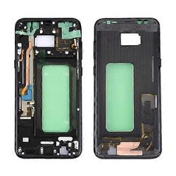 Galaxy S8+ / G9550 / G955F / G955A:lle keskimmäinen kehys Musta