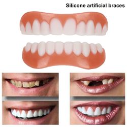 Natural Shade kosmeettiset hampaat Suojus Mukava silikoni Vapaus hymyillä Tekohampaiden suojus tanssisalille Lower