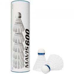 Yonex Mavis 600 Nylon Shuttlecock (Pakke med 12) Hvit/blå One Size