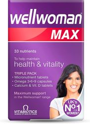 Vitabiotics Vitabiootit, Wellwoman MAX, 84 tablettia/kapselia