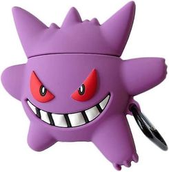 Heytea Söpö sarjakuvahahmo Airpod-kotelo, putoamista estävä pehmeä silikoninen Airpod 1/2 -kotelo, hauska Kawaii Fashion Cartoon 3D -kotelo AirPod ...