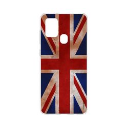 Crazy Kase Hull Til Samsung Galaxy A21s Fleksibel Flag Uk Vintage