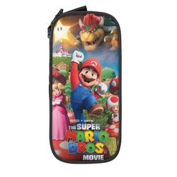 Mario suuri penaali, kestävä kynäpussi suurella kapasiteetilla, minimalistinen kannettava paperitavaralaukku, esteettinen vetoketjullinen kynälaati...