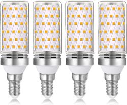E14 16W LED-lamppu lämmin valkoinen 3000k 1600lm, halogeenilamppuekvivalentti E14 100w 120W, AC 230V, himmentämätön, 4kpl/yy