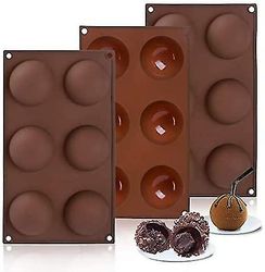 Silikone slikkepind skimmel med hul bolde chokolade støbning mold kage diy silikone kage skimmel køkkenudstyr