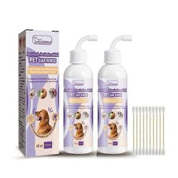 118 ml koiran korvanpuhdistaja, korvatulehduksen hoito koirille ja kissoille, poistaa korvien hajun, poistaa vahan ja rauhoittaa kutiavia, tulehtun...