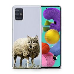 König Taske Mobiltelefonbeskytter til Samsung Galaxy A02s Case Cover Bag Kofanger Cases TPU Ulv i fåreklæder