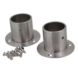 2 x 32 mm ruostumattomasta teräksestä valmistettu putkilaippa pistorasian tangon pidike Kiinnityslaite