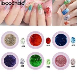 Ibcccndc naturlige tørrede blomster neglegel langvarig gel manicure neglekunst værktøj