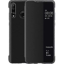 Huawei P30 Lite -kotelolle, Smart View -nahkaiselle kääntökotelolle, [virransäästötila] [täysi suoja] (p30lite, bla Boris