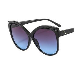 Langytx 2022 Nye kvinders solbriller Butterfly Frame Color Briller Retro Cat Eye Fashion Ins Street Mænds solbriller kr. Normal